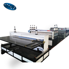 Fluted Plastic Sheet Extrusion Machine PP Construction Template Making Line PC Solid Sheet Extruder